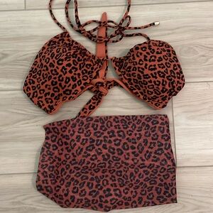 Buffbunny swim top and cover up